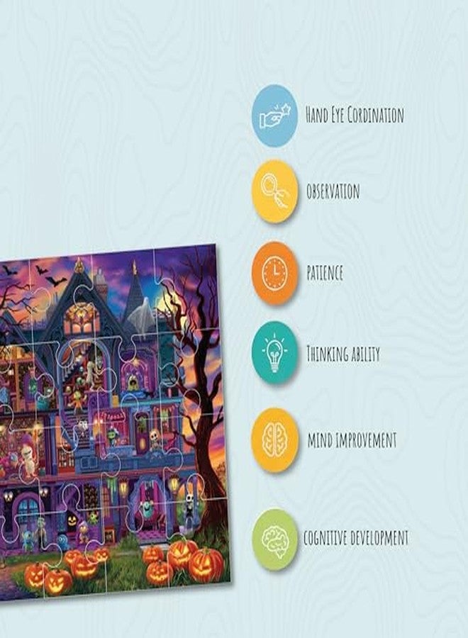 Khilonewale 8x12 Inch Kids Jigsaw Puzzle, 3+ Years - Premium Thick Pieces, Bright Educational Illustration, Montessori Brain‑Boosting Toy & Relaxing Family (Cosmic Planet Parade) - Image 4